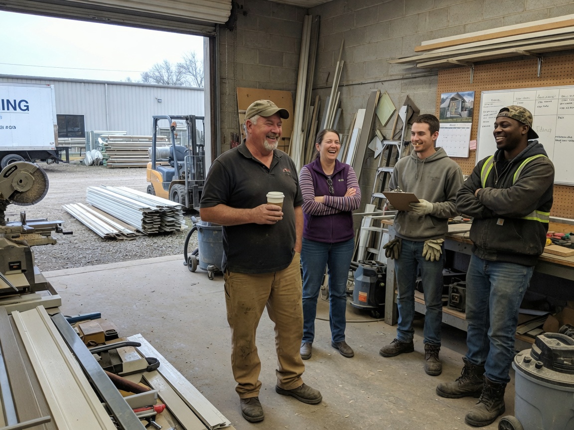 The Fort Wayne Siding Co team